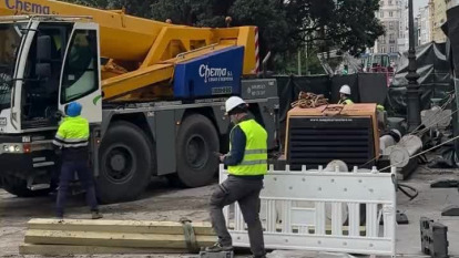 Trasplante del metrosidero de los Cantones de A Coruña