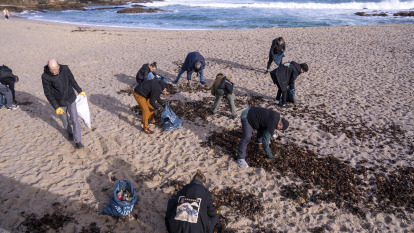Limpieza playa de Riazor 10 enero 2026