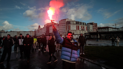 Manifestación de los pescadores en A Coruña