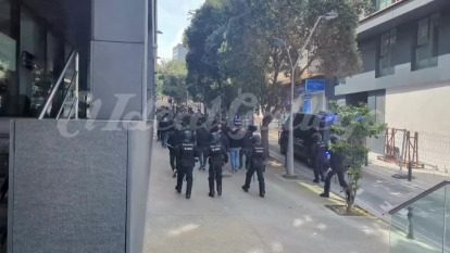 Incidentes con ultras del Leganés en A Coruña