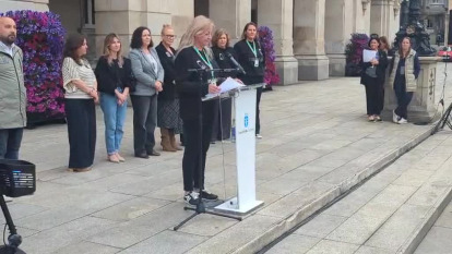Acto conmemorativo por el Día de la Fibromialgia y del Síndrome de Fatiga Crónica celebrado en la plaza de María Pita