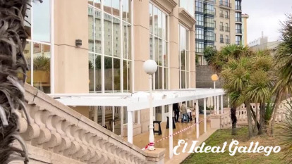 La nueva terraza del hotel María Pita
