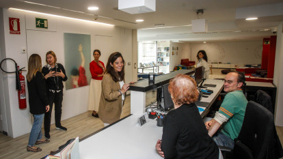 Biblioteca de O Castrillón reformada