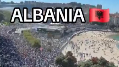Video de X que confunde A Coruña con Albania