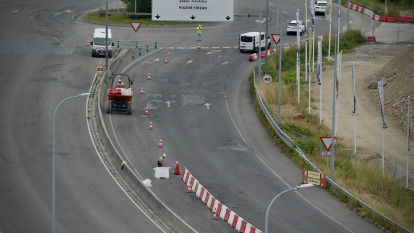 Corte de tráfico en la Tercera Ronda de A Coruña