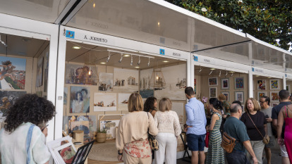 Todo listo para que comience la Feria de Artes Plásticas en A Coruña