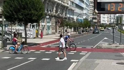 Termómetro de A Coruña con 31 grados de temperatura