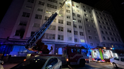 Incendio en Nicomedes Pastor Díaz
