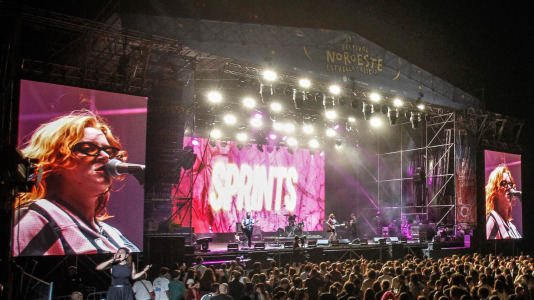El grupo Sprints conquista al público coruñes en una noche llena de conciertos