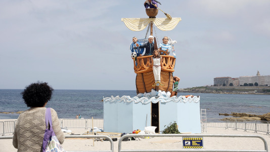 Preparativos de San Juan en A Coruña @Quintana (14)