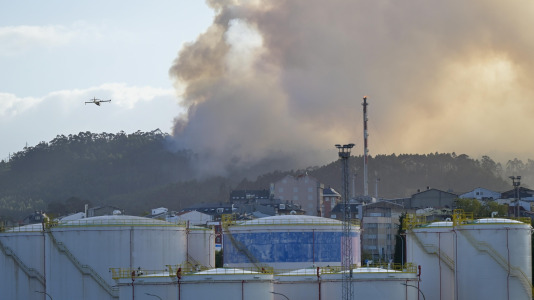 Incendio forestal en Suevos (1)