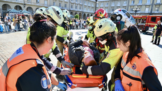 Simulacro en María Pita @Javier Alborés (19)