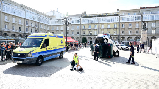 Simulacro en María Pita @Javier Alborés (8)