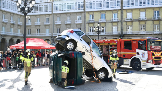 Simulacro en María Pita @Javier Alborés (11)