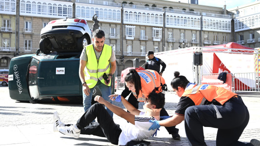 Simulacro en María Pita @Javier Alborés (9)