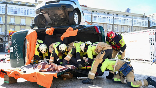 Simulacro en María Pita @Javier Alborés (18)