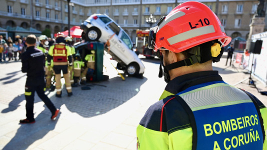 Simulacro en María Pita @Javier Alborés (12)