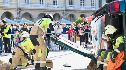 Simulacro en María Pita @Javier Alborés (17)