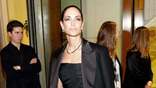 Eugenia Silva, anoche, a su salida del hotel NH Finisterre @EFE Cabalar