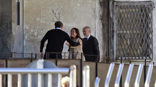 Inés Rey llega a la presentación de la exposición sobre Helmut Newton organizada por la Fundación MOP en A Coruña @ Quintana (6)