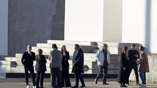Asistentes a la presentación de la exposición sobre Helmut Newton organizada por la Fundación MOP en A Coruña @ Quintana (1)