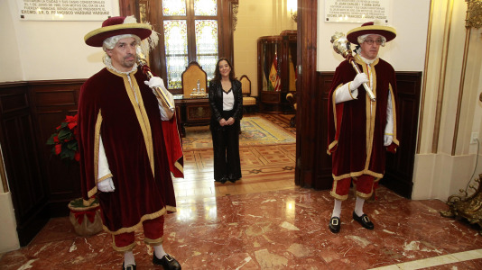 Tradicional recepción de Navidad en María Pita @Quintana