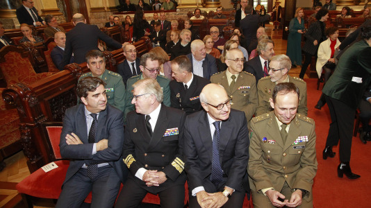 Tradicional recepción de Navidad en María Pita @Quintana