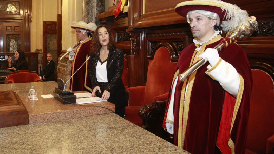 Tradicional recepción de Navidad en María Pita @Quintana
