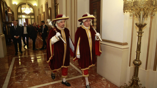 Tradicional recepción de Navidad en María Pita @Quintana