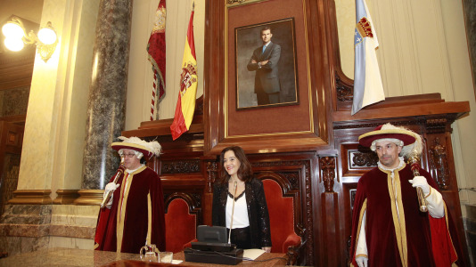 Tradicional recepción de Navidad en María Pita @Quintana