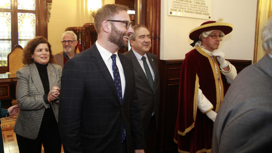 Tradicional recepción de Navidad en María Pita @Quintana