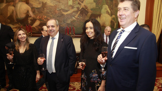 Tradicional recepción de Navidad en María Pita @Quintana