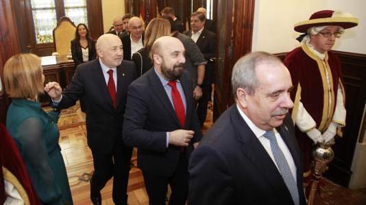 Tradicional recepción de Navidad en María Pita @Quintana