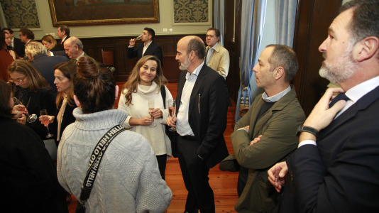 Tradicional recepción de Navidad en María Pita @Quintana