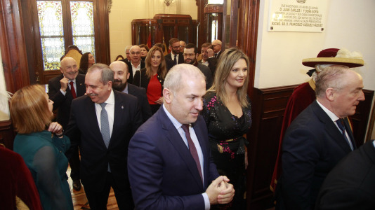 Tradicional recepción de Navidad en María Pita @Quintana