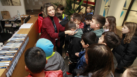 Los alumnos de 4ºB del CEIP Emilia Pardo Bazán visitamos El Ideal Gallego (3)