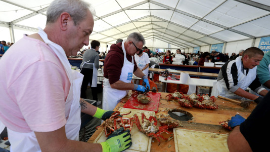 Cada Noviembre se celebra en el Puerto de Lorbé la Fiesta de la Centolla (12)