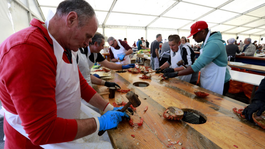 Cada Noviembre se celebra en el Puerto de Lorbé la Fiesta de la Centolla (8)