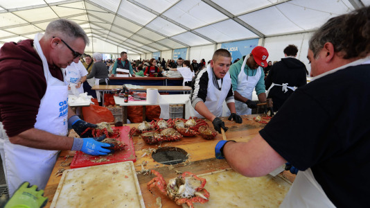 Cada Noviembre se celebra en el Puerto de Lorbé la Fiesta de la Centolla (10)