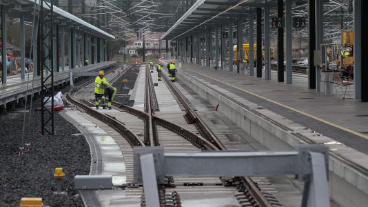 La nueva estación provisional de tren de A Coruña (22)