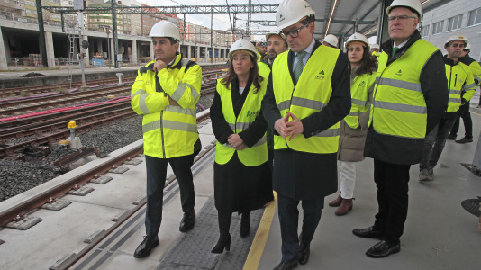 La nueva estación provisional de tren de A Coruña (47)