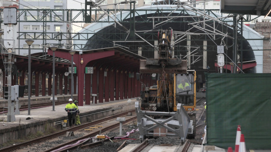 La nueva estación provisional de tren de A Coruña (2)