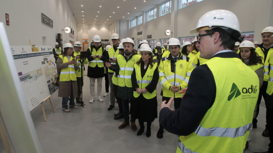 La nueva estación provisional de tren de A Coruña (11)