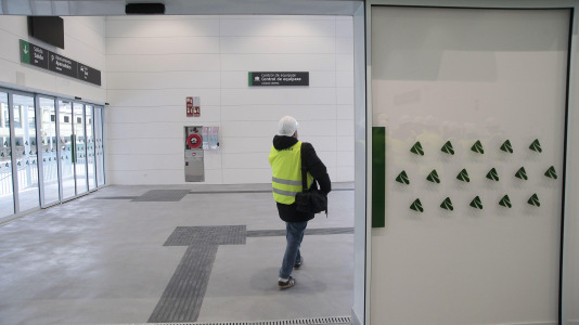 La nueva estación provisional de tren de A Coruña (41)