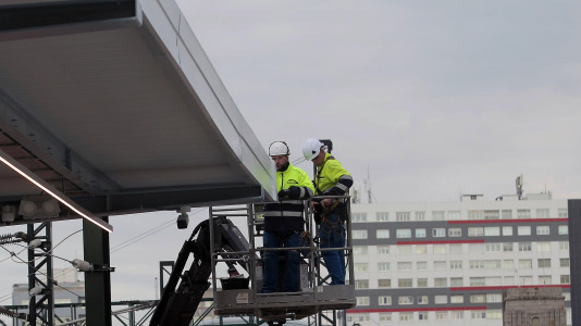 La nueva estación provisional de tren de A Coruña (35)