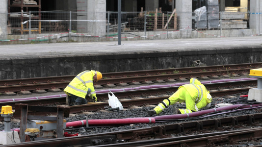 La nueva estación provisional de tren de A Coruña (24)