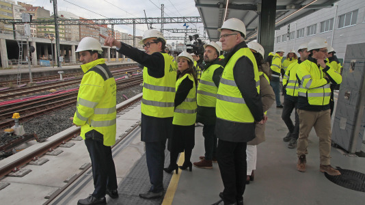 La nueva estación provisional de tren de A Coruña (46)