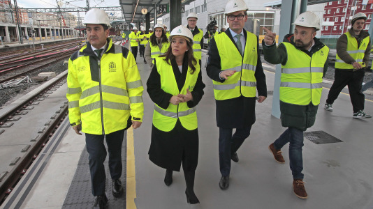 La nueva estación provisional de tren de A Coruña (50)