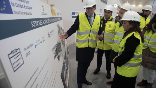 La nueva estación provisional de tren de A Coruña (40)