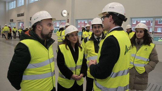 La nueva estación provisional de tren de A Coruña (7)